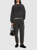 Graphic jersey sweatshirt