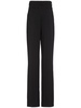 Hello pleated viscose wide pants