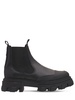 50mm Low leather Chelsea combat boots