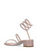 35mm Embellished satin sandals