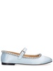 10mm Audrey satin ballerina flats