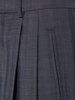 Wool suiting wide pants
