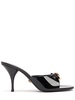 85mm Opera patent leather mules
