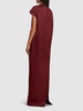 Lohan silk satin long dress