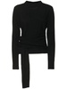 Wool blend crewneck sweater