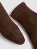 120mm Saint Honore suede plateau booties