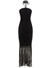Rosalia draped jersey midi dress