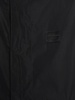 Logo plaque hooded parka