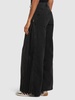 Denim wide pants