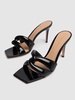 85mm Patent leather mules