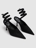 80mm Grace suede mules