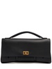 Small Bel Air leather clutch w/ strap