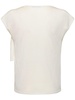 Shiny viscose top w/ knot
