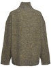 Alpaca blend knit turtleneck sweater
