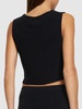 Chace viscose blend crop top