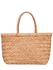 Mini Flat Gora leather basket bag