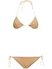Lumiere lurex triangle bikini