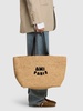 Ami Paris raffia tote bag
