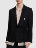 Galm deconstructed asymmetric blazer