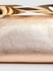 Mini Twist washed leather clutch