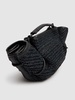 Mini Arta raffia top handle bag