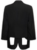 Diagonal button wool jacket