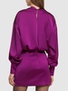 Sylvia long sleeve satin mini dress