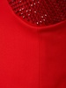 Embellished stretch wool mini dress