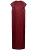 Lohan silk satin long dress