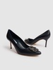 70mm Hangisi leather pumps