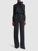Barocco silk blend jacquard shirt