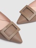 10mm Gommettine leather ballerinas