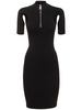 Sculpting jersey mini dress