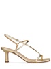 65mm Elise laminated leather sandals