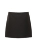 Cotton mini skirt w/ elasticated band