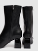70mm Leather ankle boots