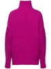 High neck knit sweater