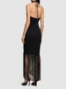 Rosalia draped jersey midi dress