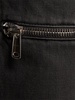 Knee-zip denim pants