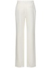 Linen blend wide leg pants
