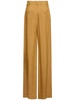 Viscose blend high waist flared pants