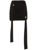 Mesh mini skirt w/gold rings
