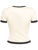 Knitted 3-stripe t-shirt