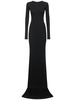 Jesse cotton jersey l/s long dress