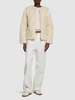 Panno wool blend collarless jacket