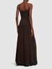 LVR Exclusive silk georgette long dress