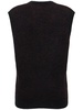 Wool knit vest w/ bear and crystals