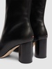 75mm Alena leather ankle boots
