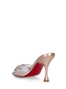 85mm Degraqueen PVC & leather mules