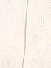 High neck sequined knit vest w/zip